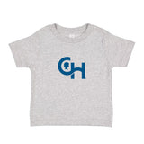 Rabbit Skins Infant Fine Jersey T-Shirt With Centered Blue Logo