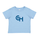 Rabbit Skins Infant Fine Jersey T-Shirt With Centered Blue Logo