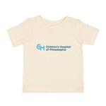 Rabbit Skins Infant Fine Jersey T-Shirt With Light Blue Logo