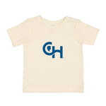 Rabbit Skins Infant Fine Jersey T-Shirt With Centered Blue Logo