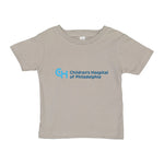 Rabbit Skins Infant Fine Jersey T-Shirt With Light Blue Logo