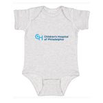 Rabbit Skins Infant Fine Jersey Bodysuit With Light Blue Logo