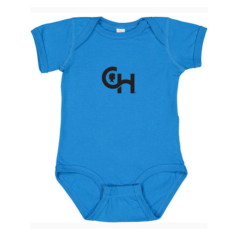 Rabbit Skins Infant Fine Jersey Bodysuit With Centered Black Logo