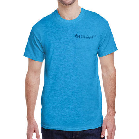 Gildan 6.1oz 100% Cotton Bright Color T-Shirt With Blue CHOP Logo