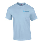 Gildan 6.1oz 100% Cotton Bright Color T-Shirt With Light Blue CHOP Logo