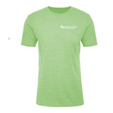 Next Level Unisex CVC Crewneck 60/40 Cotton Poly Bright Color Jersey With White Logo