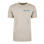 Next Level Unisex CVC Crewneck 60/40 Cotton Poly Jersey With Blue Logo