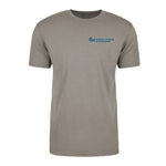 Next Level Unisex CVC Crewneck 60/40 Cotton Poly Jersey With Blue Logo