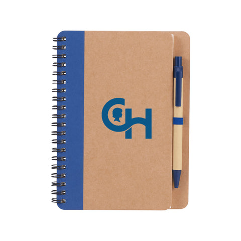 5" x 7" Eco-Friendly Spiral Notebook with Pen