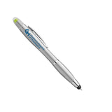 Curvaceous Metallic Stylus Highlighter Pen